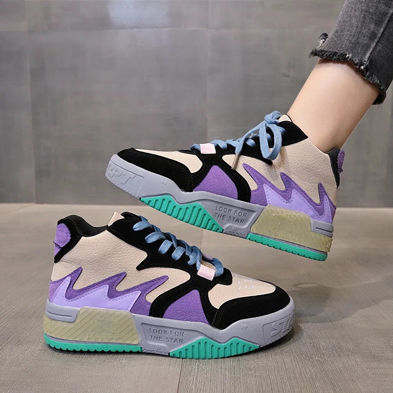 

Platform Shoes Round Toe Casual Sneaker Sneakers Women Trends 2023 Luxury Elegant Woman Low Heels Women's Spring Sports Loafers