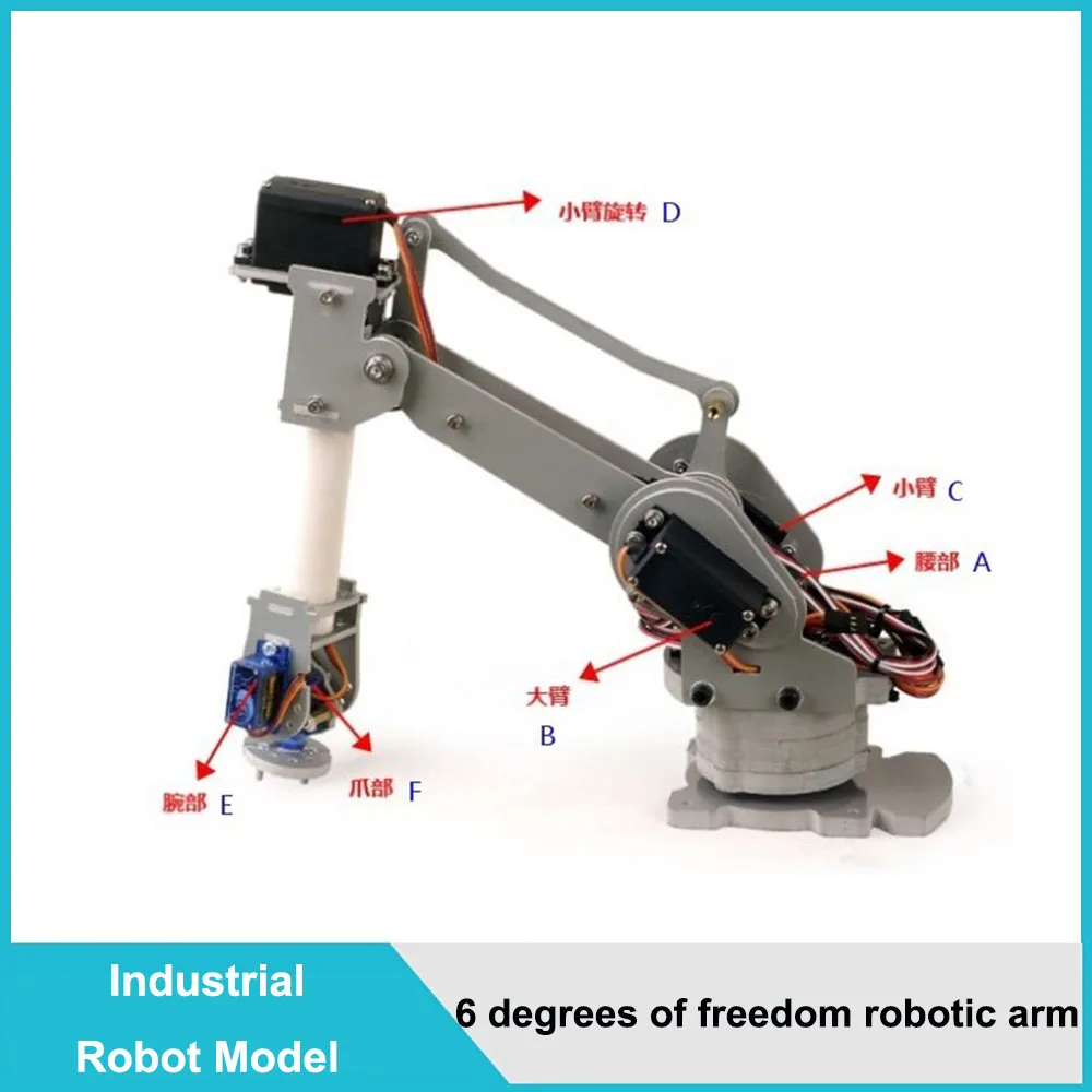 ABB IRB4400 Industrial robots scaled model 6DOF robot arm for Teaching and Experiment 6-Axis Desktop Robotic Arm