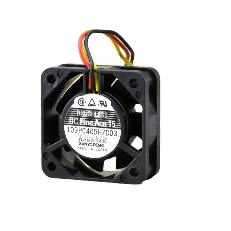 

New CPU Cooling Fan For SANYO 109P0405H7D03 5V 0.28A 3-wire Computer Fan 4015 40x40x15mm