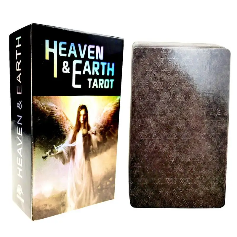 

78 Oracle Cards Read Fate Heaven & Earth Tarot Board Game English Tarot Deck Future Fortune Telling For Girls Boys Family Nights
