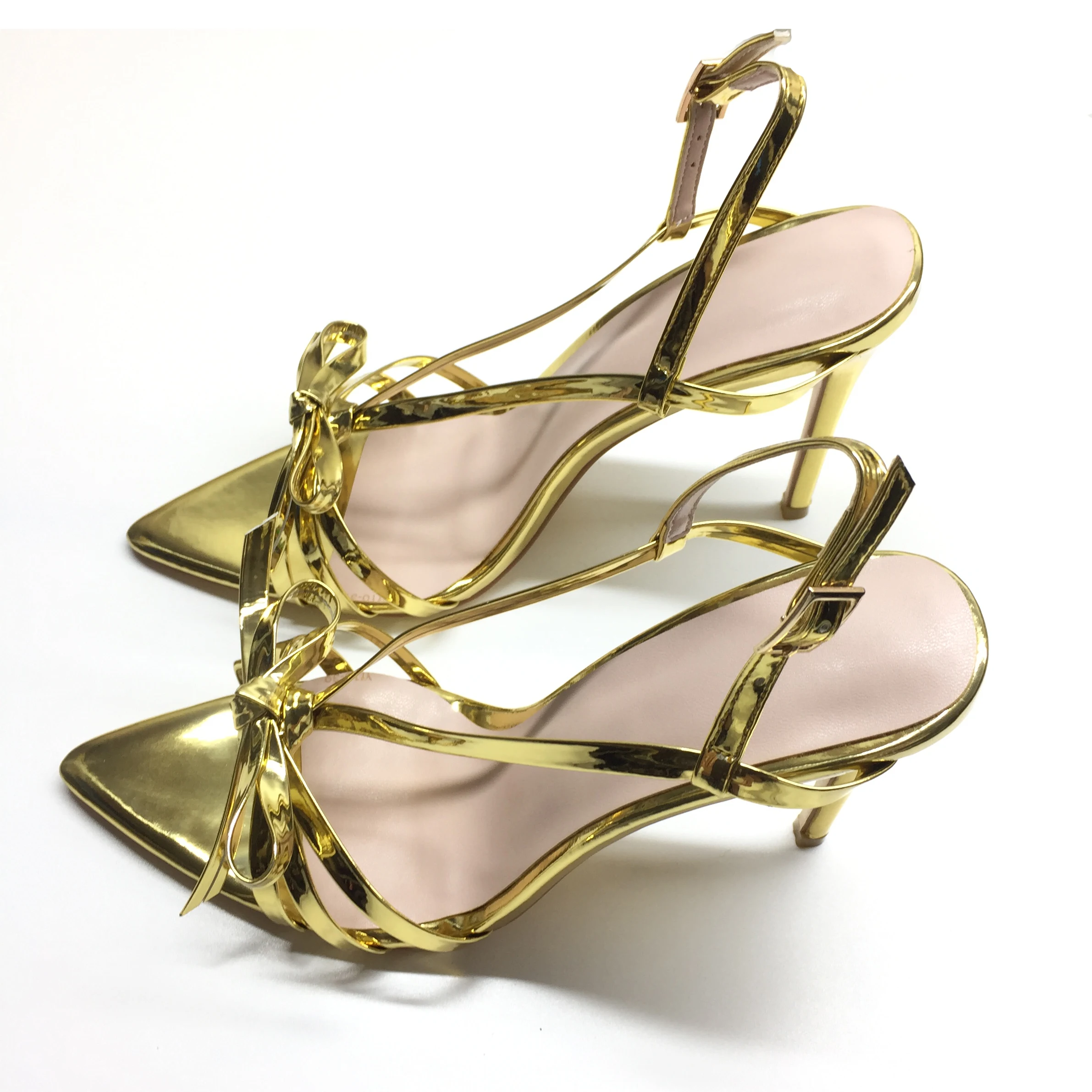 Женские сандалии 2021 туфли на высоком каблуке с острым носком и ремешками