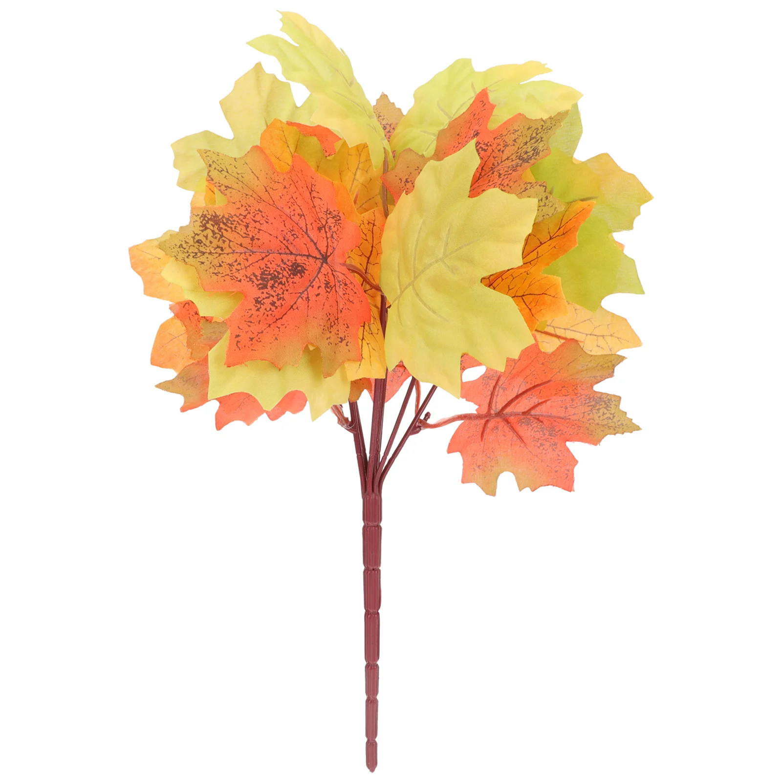 

Leaf Maple Leaves Fake Branch Stem Fall Stems Autumn Vase Thanksgiving Branches Artificial Pick Floral Faux Filler Festival