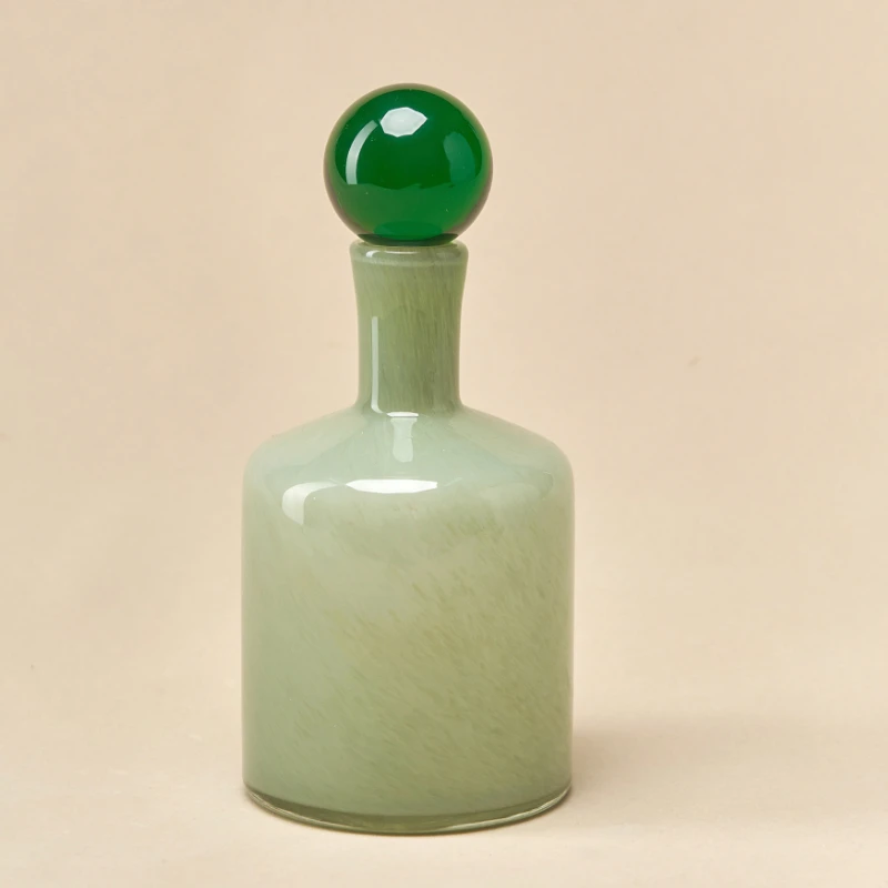 

Glass vase Bauhaus style decorative ornaments art gift