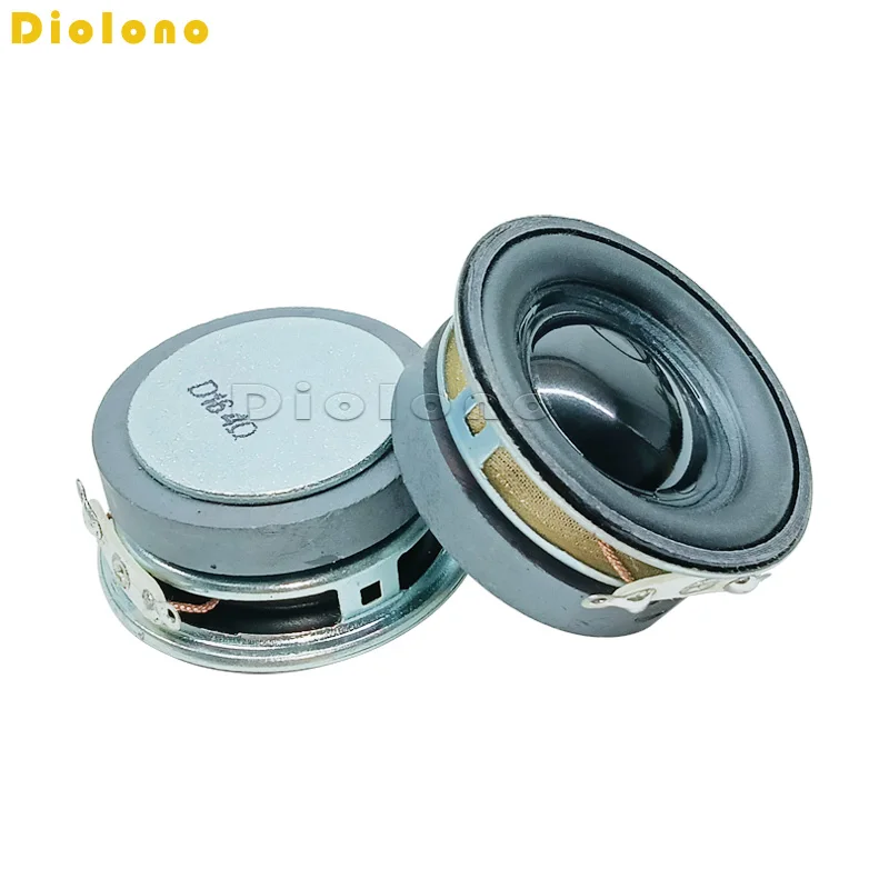 2pcs 8 4 Ohm 3W 40mm 1.5inch Full Range Round Speaker 35MM External Magnetic PU Edge BT Audio Amplifier Radio Sound Loudspeaker