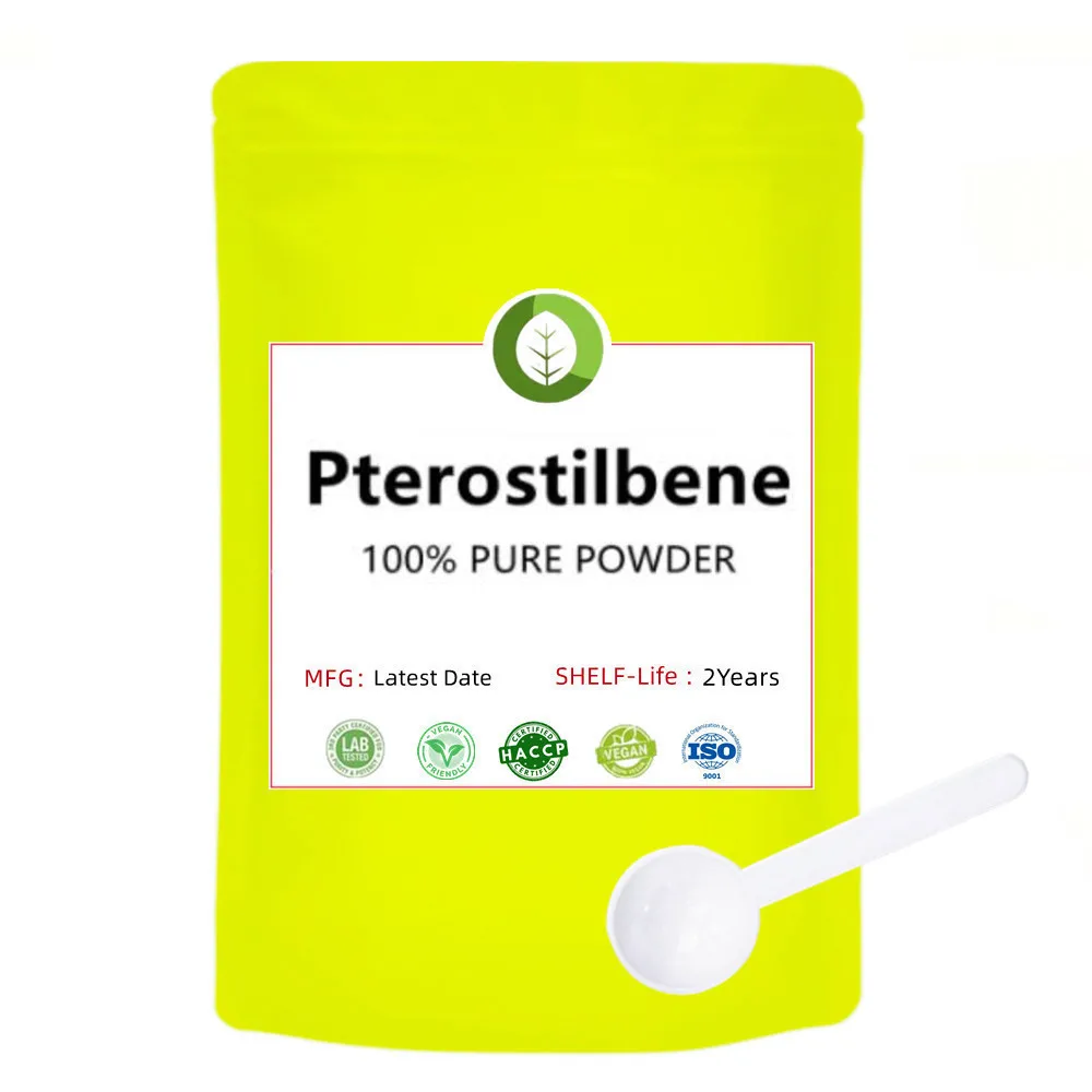 

50g-1000g Pterostilbene Cas 537-42-8