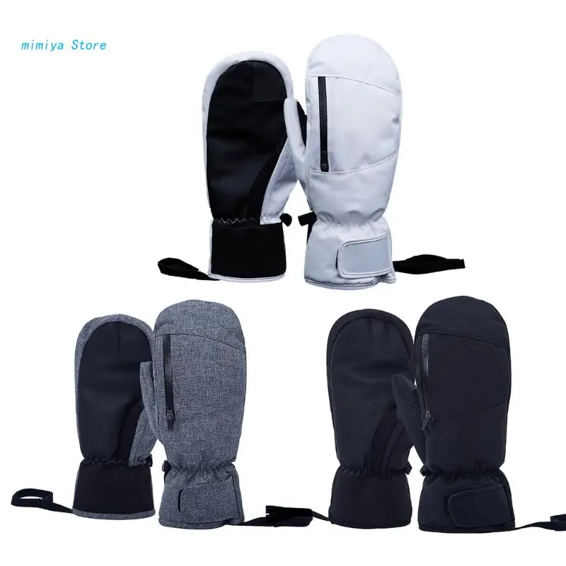 

Winter Ski Gloves Waterproof Ski Mittens Breathable Snowboard Gloves with Pocket