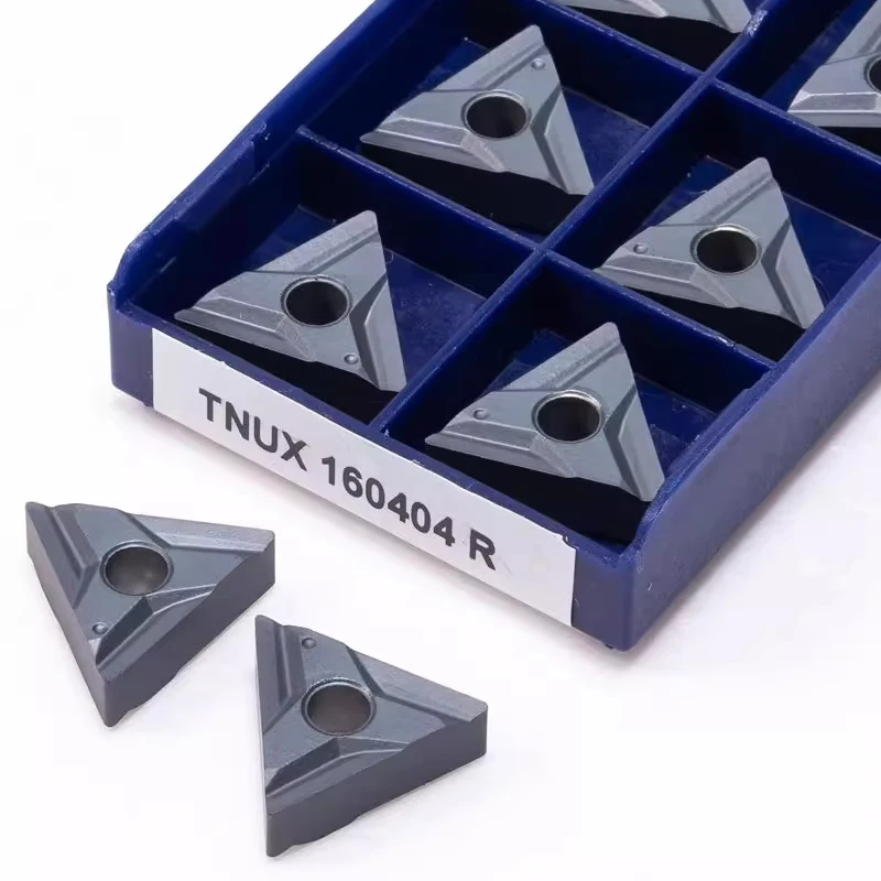 Фото Твердосплавные токарные пластины LAMINA Original TNUX TNUX160404R TNUX160404L TNUX160408R TNUX160408L LT10 для токарных станков с ЧПУ №1
