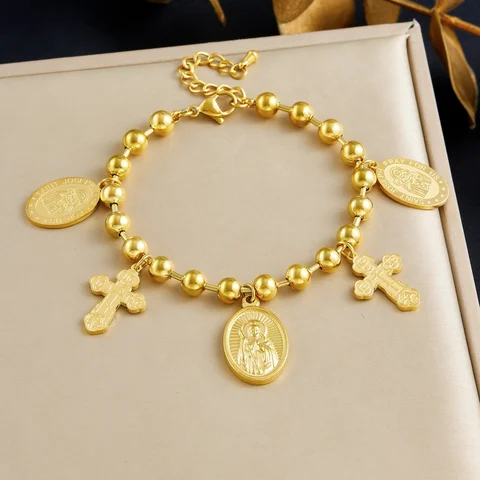 DIEYURO золотой браслет из нержавеющей стали