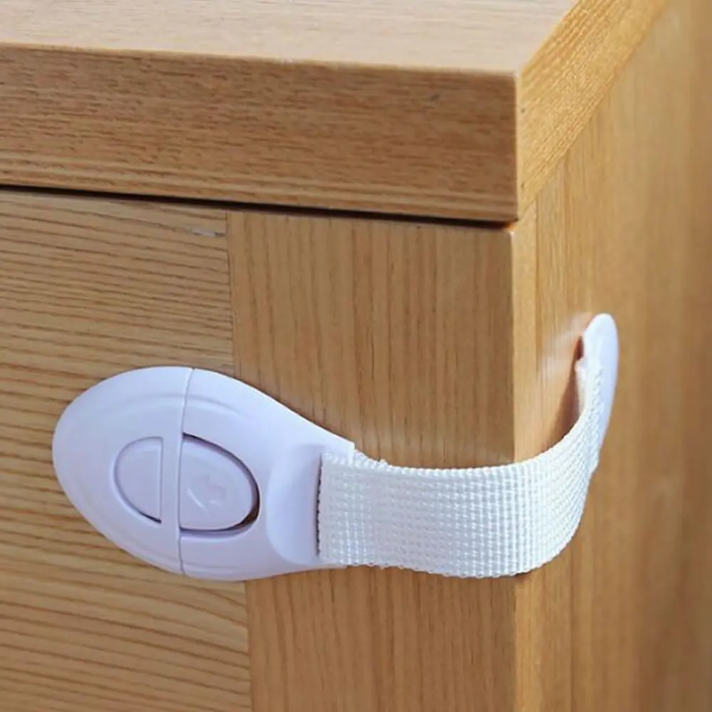 

8Pcs/Lot Baby Safety Protector Child Cabinet Locking Plastic Lock Protection of Children Locking From Doors Drawers