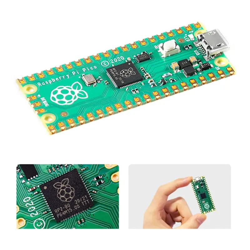 

for Raspberry Pi Pico Board RP2040 TYPE-C MICRO Dual-Core 264KB ARM Low-Power Microcomputer High Performance Cortex-M0 Processor
