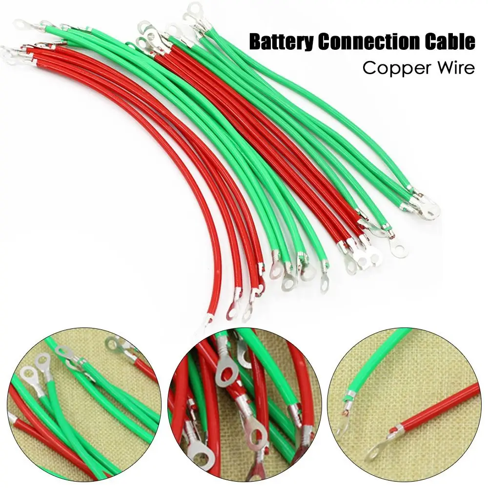 

Кабель соединительный медный с клеммами для инвертора, 21/26 см