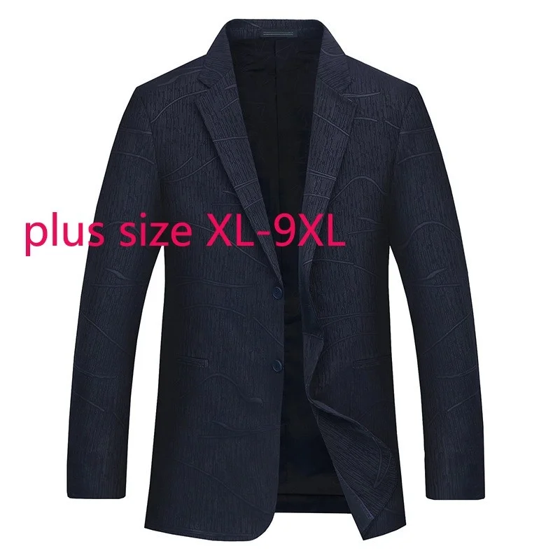 

New Arrival Super Large Autumn And Winter Men Fashionable Casual Printed Suit Coat Single Breasted Blazers Plus Size XL-8XL 9XL