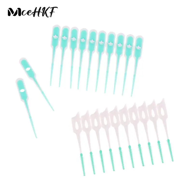 

20/60Pcs Dental Cleaning Interdental Brush Tooth Floss Teeth Stick Tooth Cleaning Tool Toothpick Dental Oral Care Tool