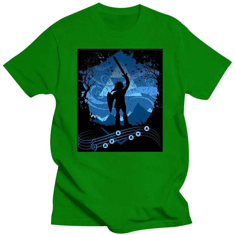 Фото Футболка «Песня штормов» Legend Link Ocarina Time Hero Master Sword Shield Видеоигра №4