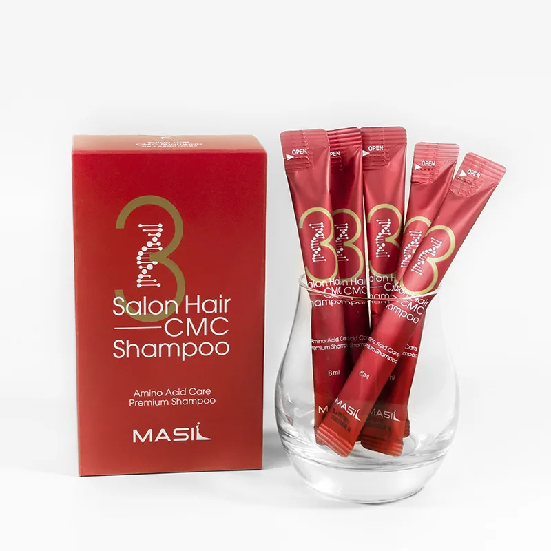 5Pcs 8 Seconds Salon Keratin Hair Mask Hair Care Premium Treatment Repairing Dry Damaged Hair Mask Supple Hydration Shampoo 8ml images - 6