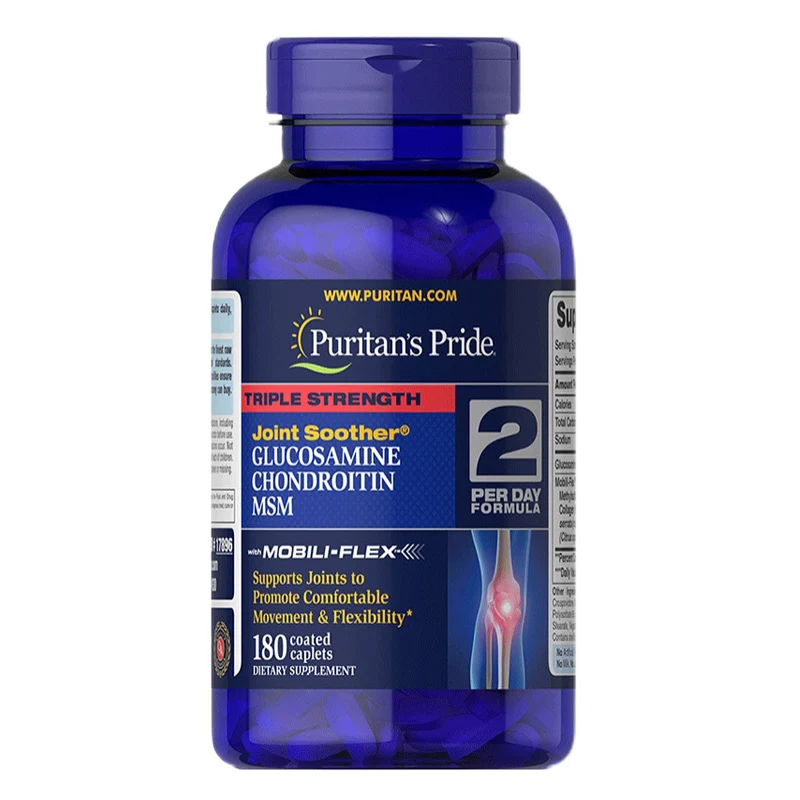 

Glucosamine, Chondroitin & Msm 180 capsules Supports Joints to promote comfortable movement & Flexibility