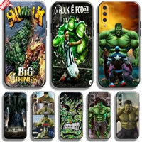 marvel hulk avengers for xiaomi mi a3 phone case 6 09 inch soft silicon coque cover black funda comics thor
