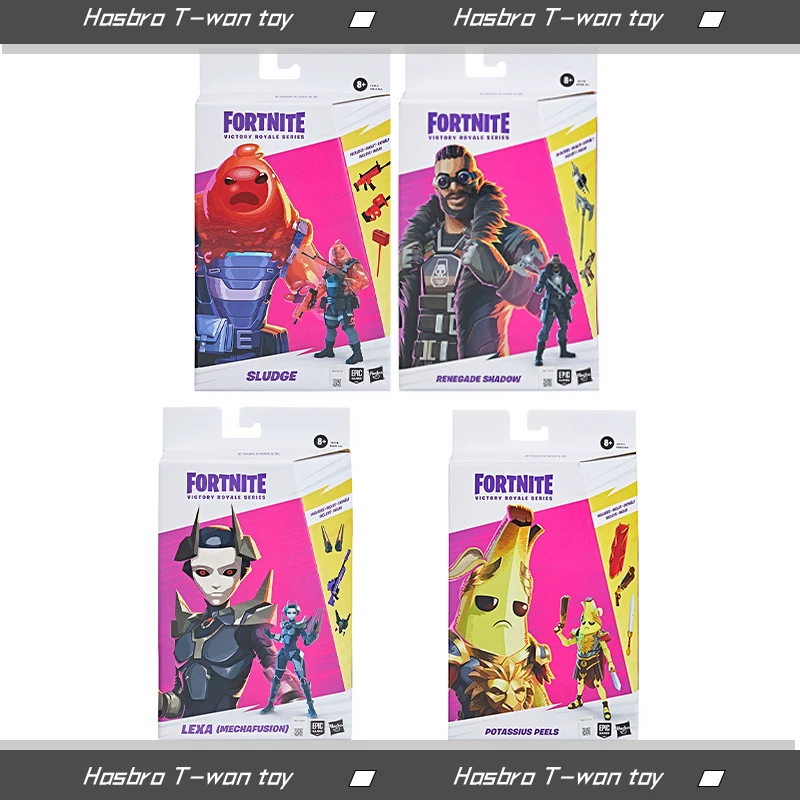

Hasbro Fortnite Victory Royale Series Renegade Shadow/lexa (Mechafusion)/potassius Peels/sludge Action Figure Toy