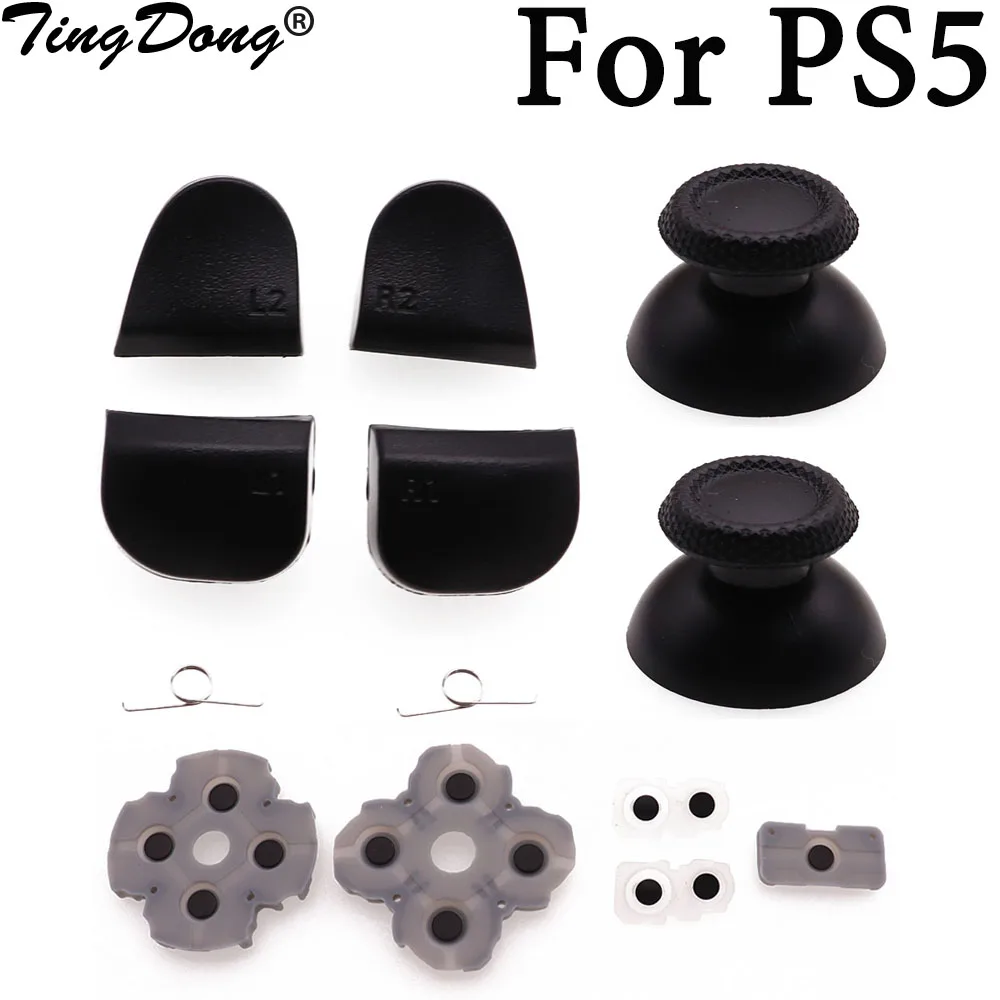 

for PS5 Controller L1 R1 L2 R2 Trigger Buttons Analog Stick Conductive Rubber Repair for Dualsense Gamepad