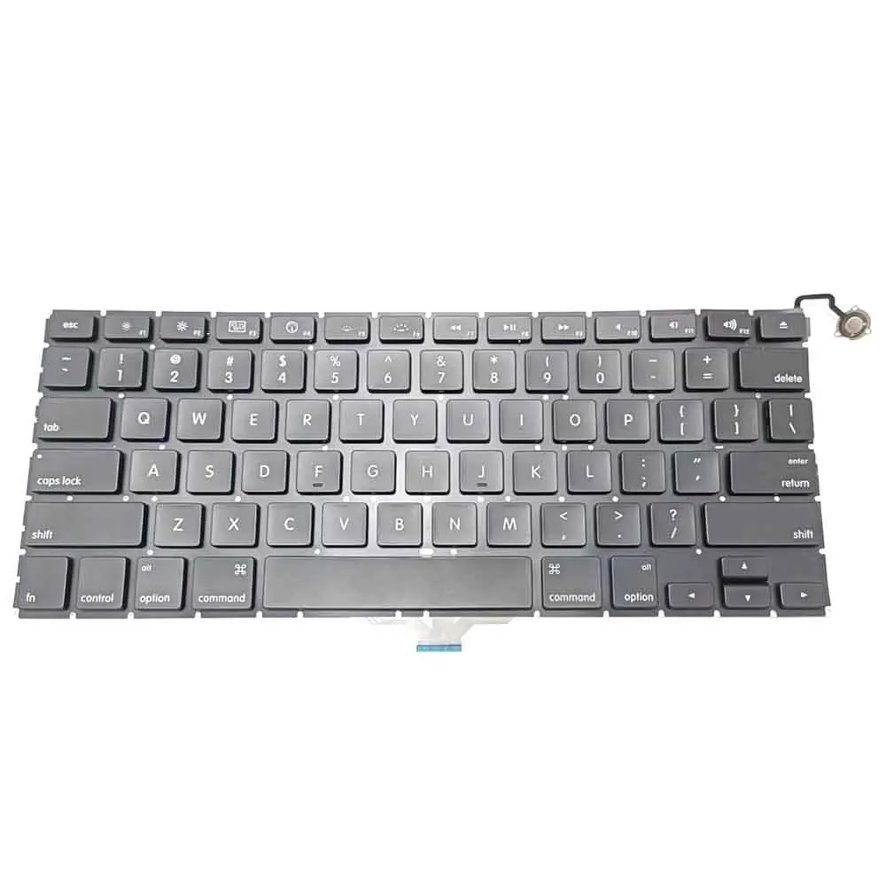 

Клавиатура A1342 с английской раскладкой для Macbook, 13-дюймовая черная клавиатура Unibody A1342 с американской раскладкой