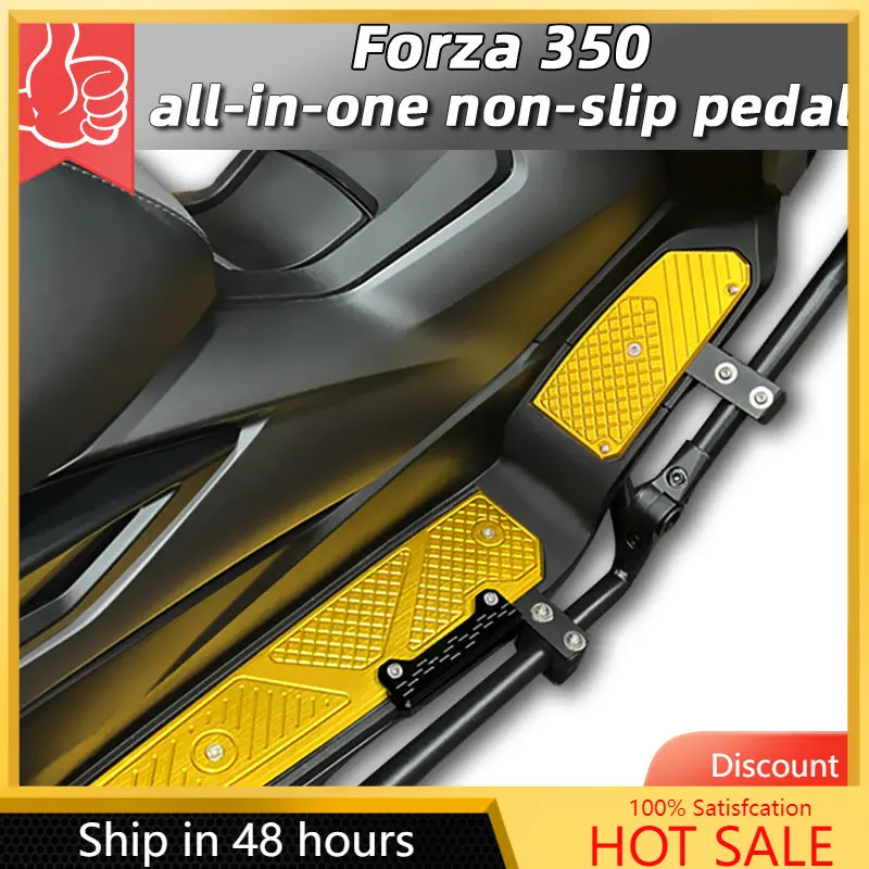 

For Honda Forza 350 125 NSS350 Motorcycle Footboards Step Aluminum Footrest Front Foot Pads Pedal Plate Integrated Foot Rest
