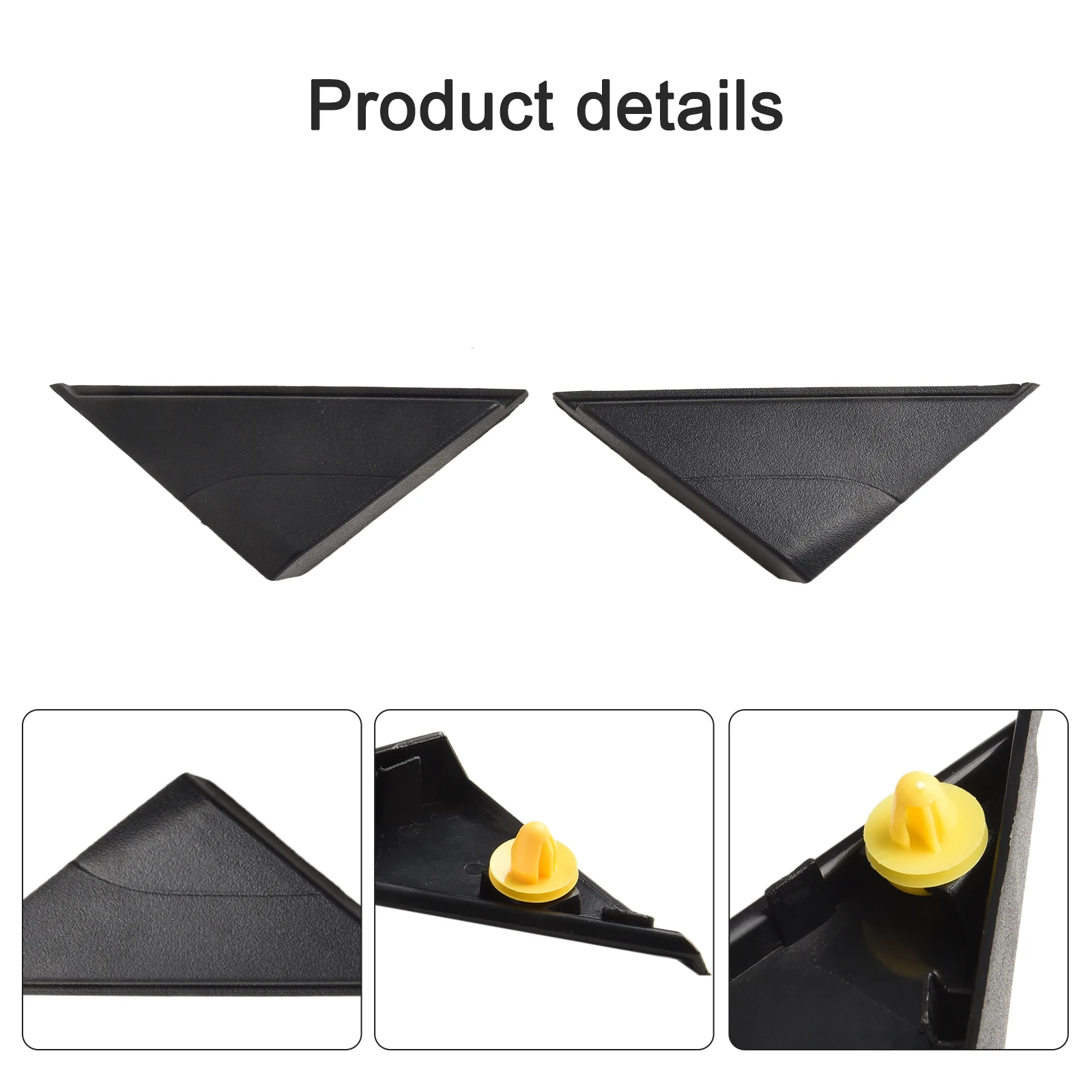 

2 шт./компл. отделка стойки крыла, угловая молдинга зеркала для Hyundai Elantra 2017 2018 2019 2020 86180-F2000, 86190-F2000