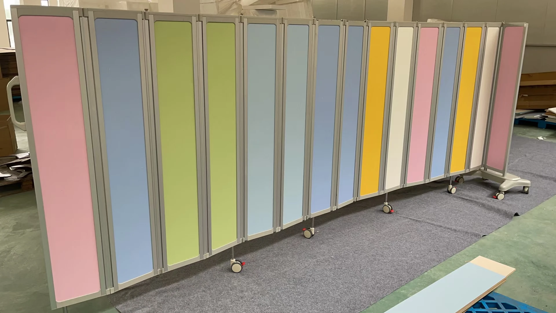 Hochey медицинские мобильные складные экраны для конфиденциальности разделители