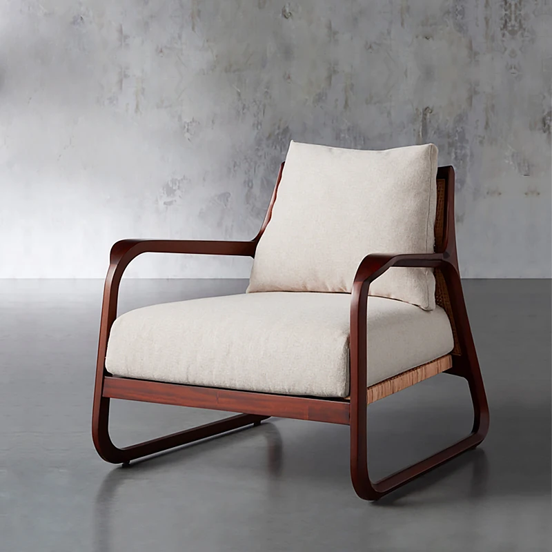 

Продукт может быть изготовлен на заказ. Скандинавский ротанговый стул, диван для гостиной, дома, отеля, высококачественный одноместный диван, минималистичный стул