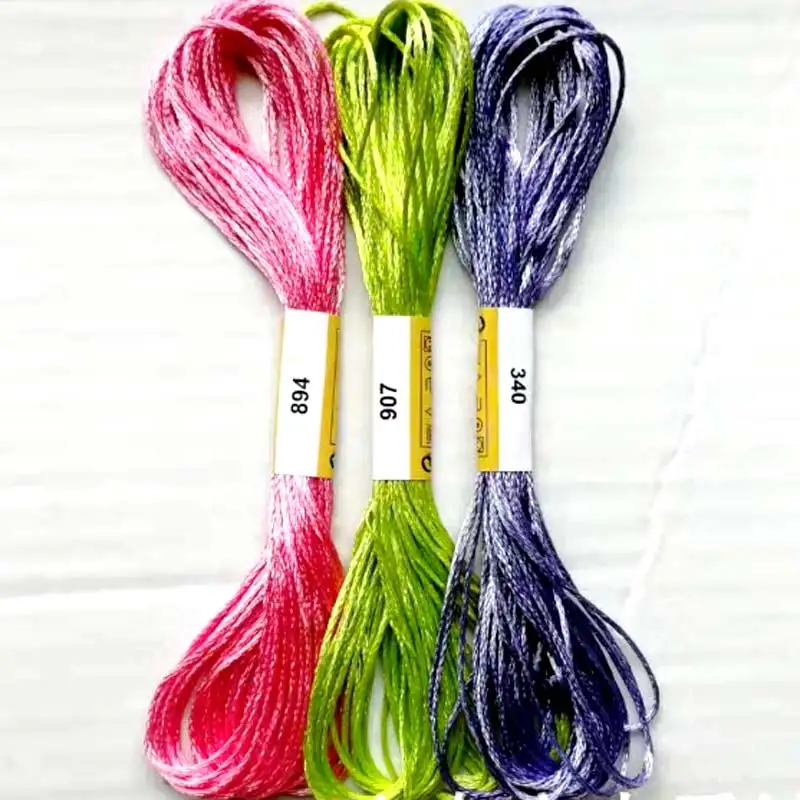 new Cross stitch silk thread, mercerized  cross stitch    threads   / cross stitch embroidery thread / Custom   threads  colors