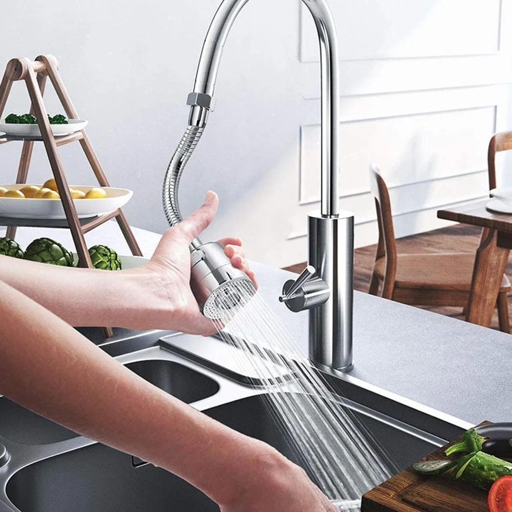 

Faucet Kitchen Tap Extender Filter Diffuser Kitchen Tap Spray Filter Stainless Steel Swivel 360 Degree Aerator 2021 Durable