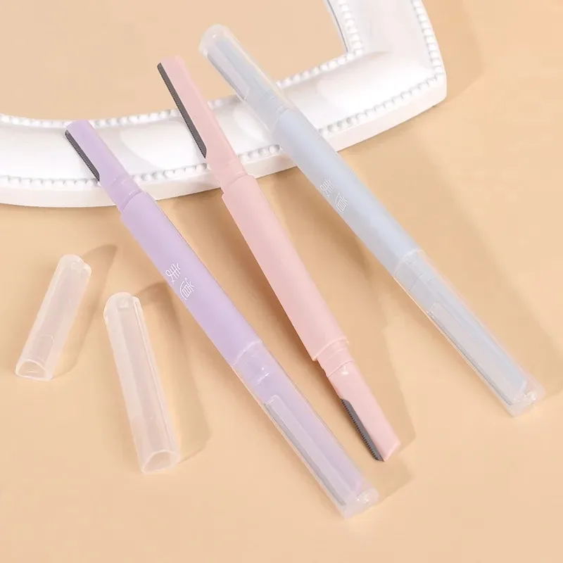 Безболезненный триммер для бровей безопасный портативный против царапин резак