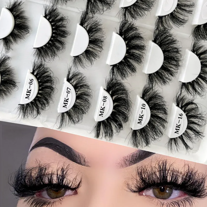 

Полноразмерные ресницы многоразовые дикие мягкие кудрявые супер пушистые крестообразные Искусственные ресницы 25 мм 3d пушистые норковые Н...