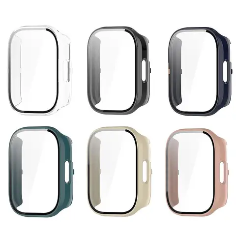 Новый чехол из закаленного стекла для Redmi Watch 5 Active/5 Lite, ремешок для умных часов, защитная пленка для экрана, бампер, пленка для Xiaomi