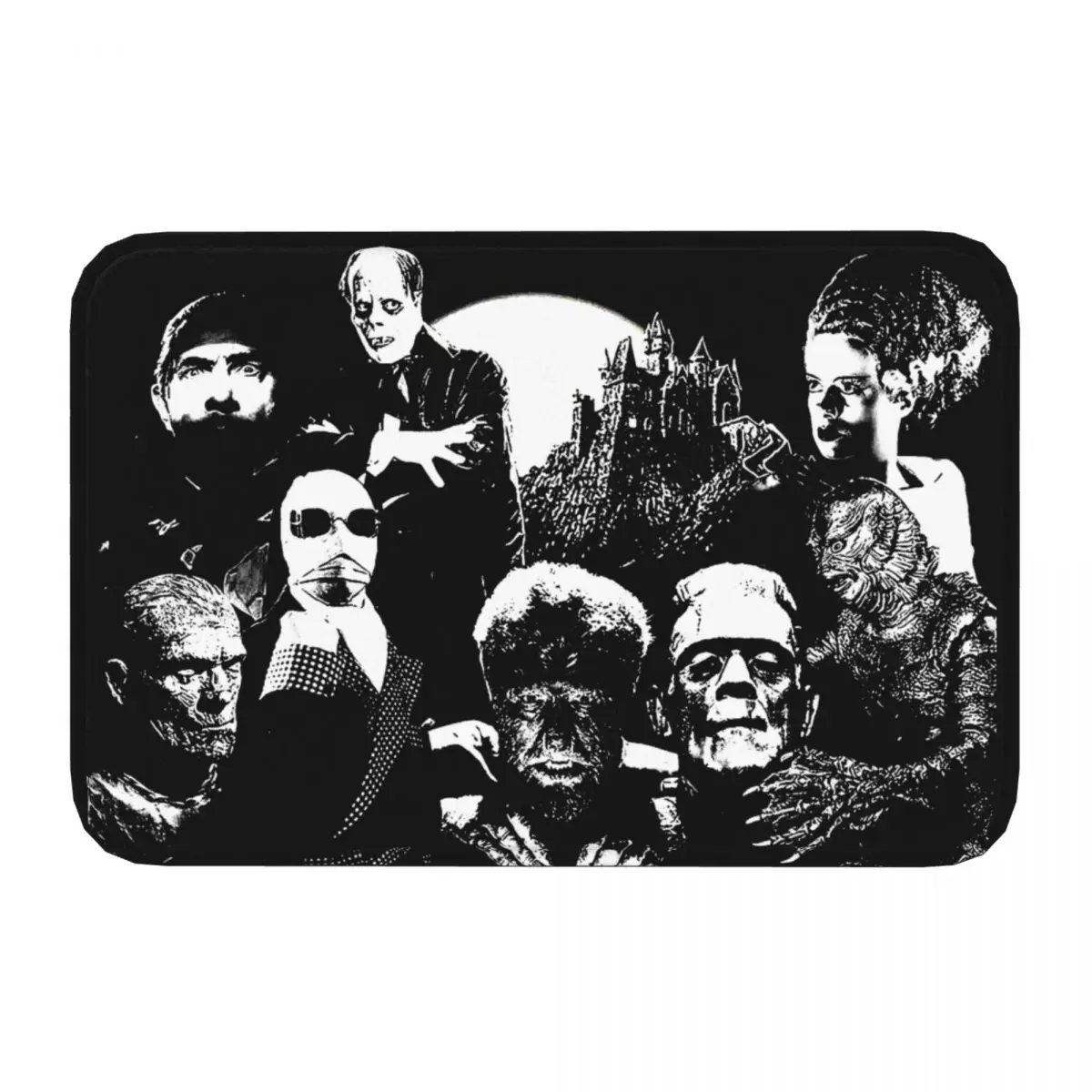 Коврик для ванной комнаты Вселенная монстров