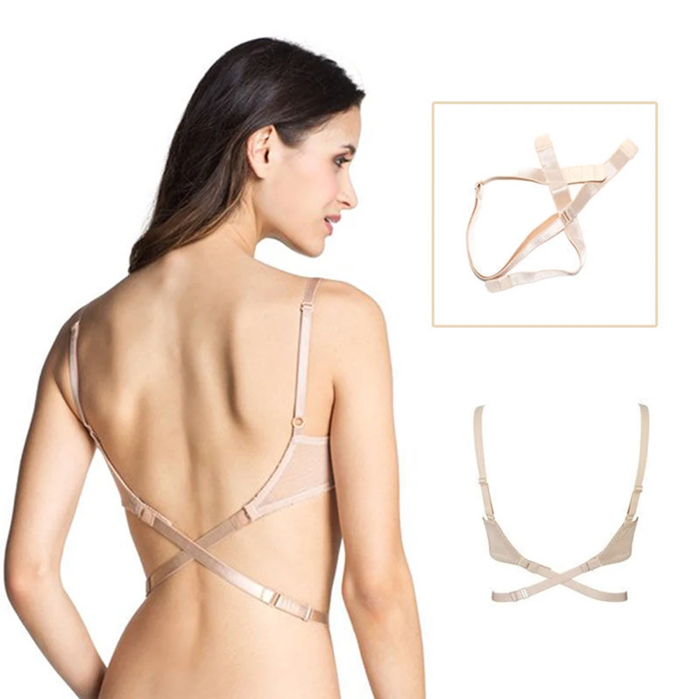 

2PC Hot Fashion Adjustable Backless Bra Strap Adapter Converter Fully Extender Hook Women's Fashion Bra Strap Adapter Accessorie