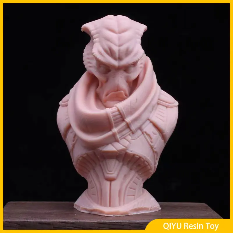 

55mm bounty hunter original character bust GK model white mold red wax 3D printing figure