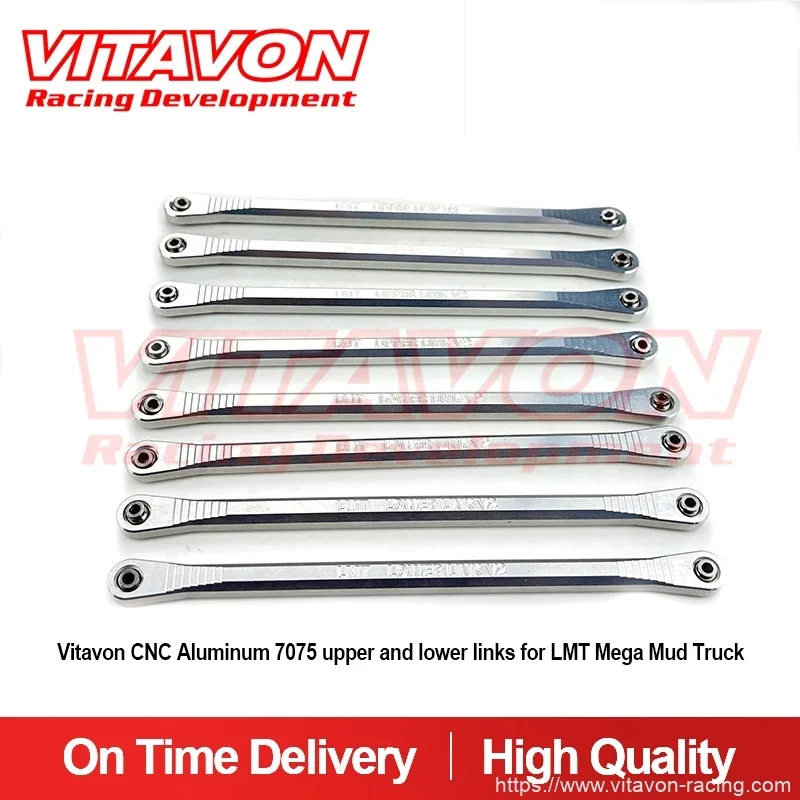 Vitavon CNC Алюминий 7075 верхние и нижние звенья для грязевого грузовика LMT Mega