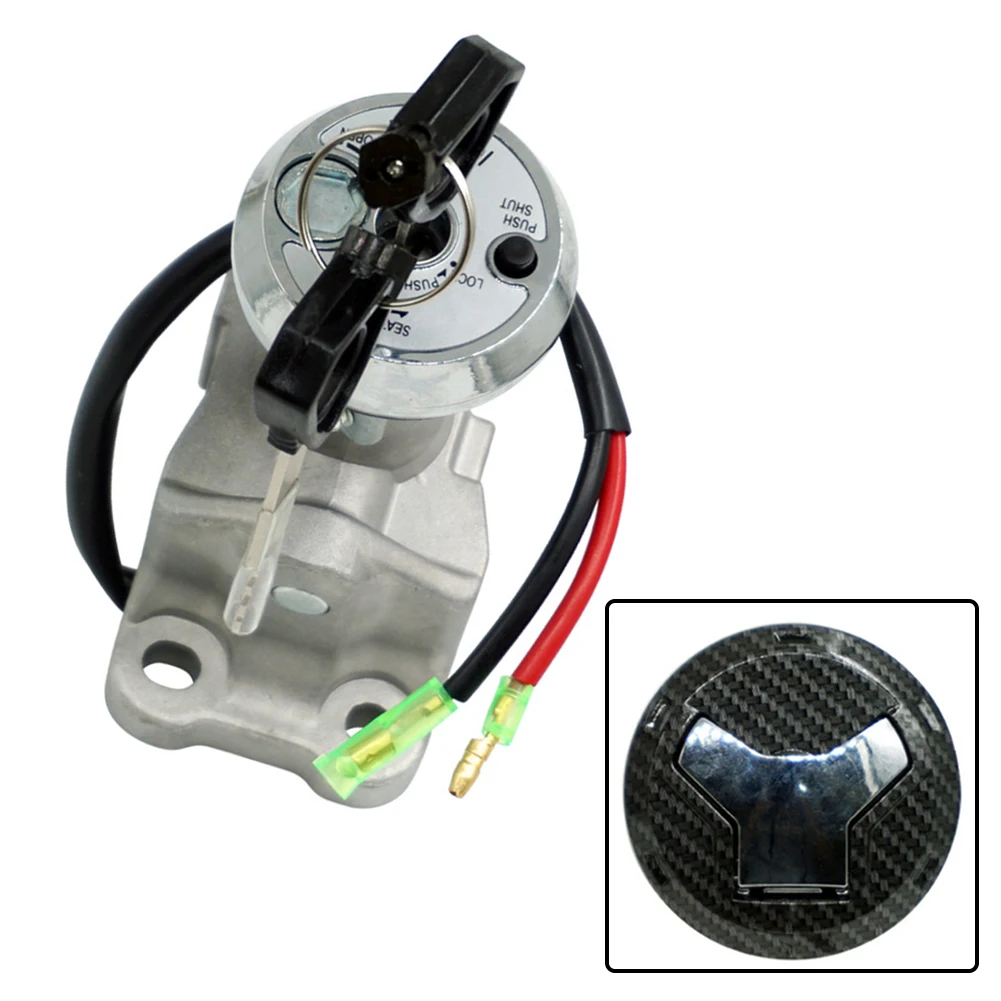 

Faucet Lock Main Switch Set Auto Parts Fits For NMAX 155 Metal Parts Plastic Silver 1pc Plug-and-play Brand New