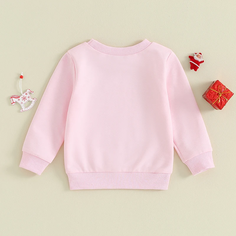 

Toddler Baby Girl Boy Christmas Outfit Merry Christmas Sweater Long Sleeve Shirt Sweatshirt Fall Winter Clothes