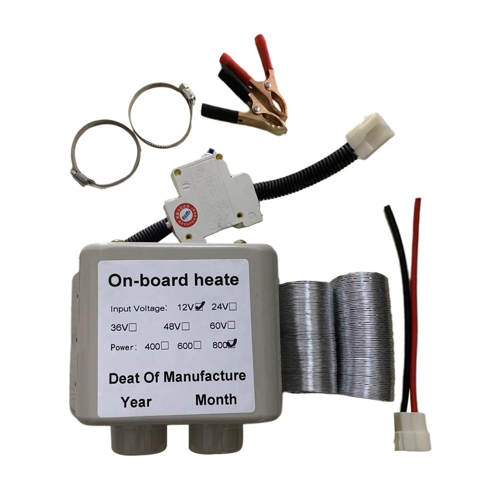 Нагреватель вентилятора грузовика 12 В портативный обогреватель с 2 отверстиями