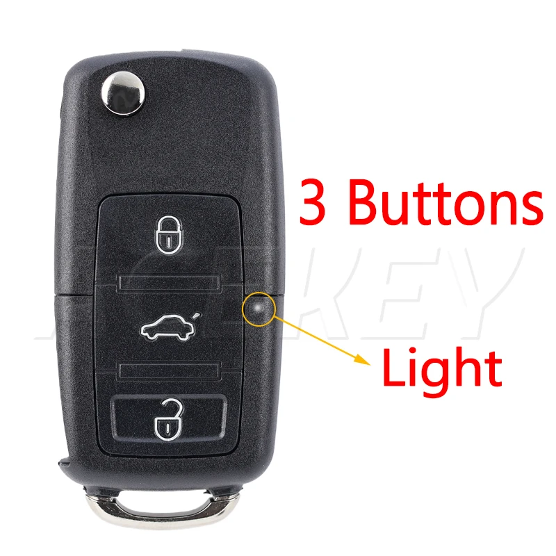 

1К 0959753 Автомобильный дистанционный брелок G для VW VOLKSWAGEN Golf Jetta Caddy EOS SIROCCO Tiguan Touran Skoda ID48 чип 433 МГц Flip Key Box