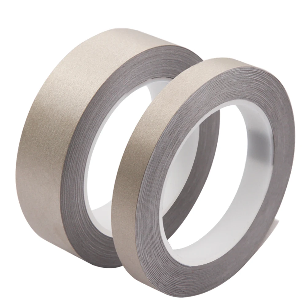 

Проводящая тканевая клейкая лента, лента Фарадея для защиты от электромагнитных помех, ремонт ЖК-дисплея мобильного телефона ноутбука, 10 метров