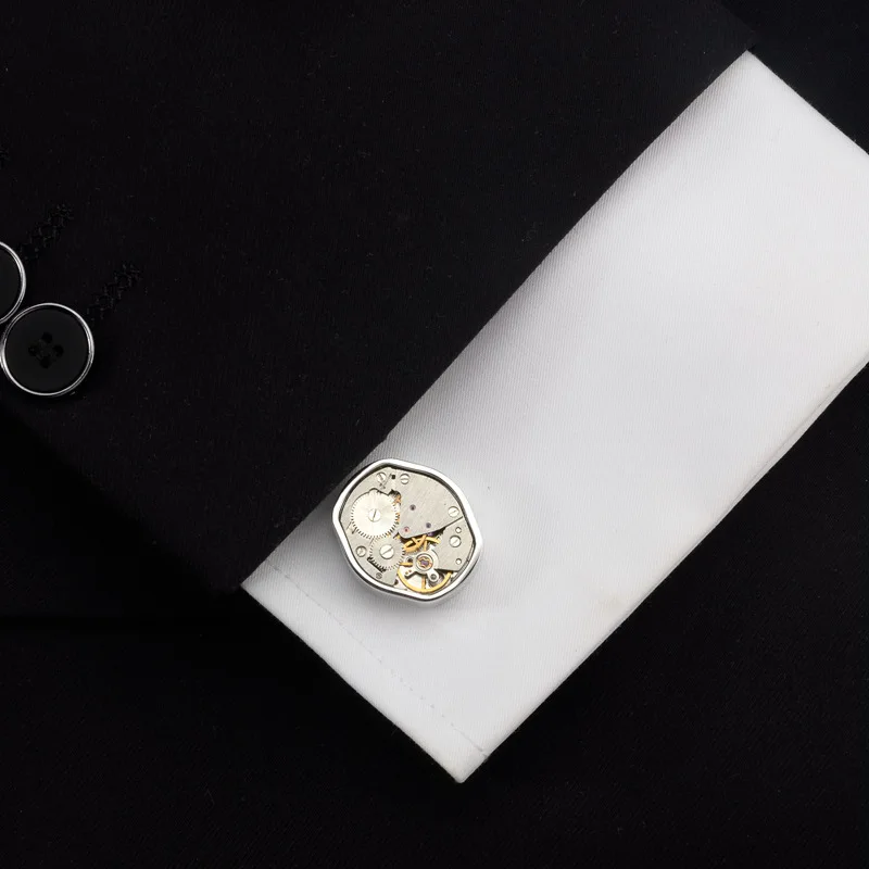 Cufflinks Oval Stainless Steel Sports Cufflinks Can Be  Shirt Suits, Advanced and Popular Cufflinks Suitable for Wearing