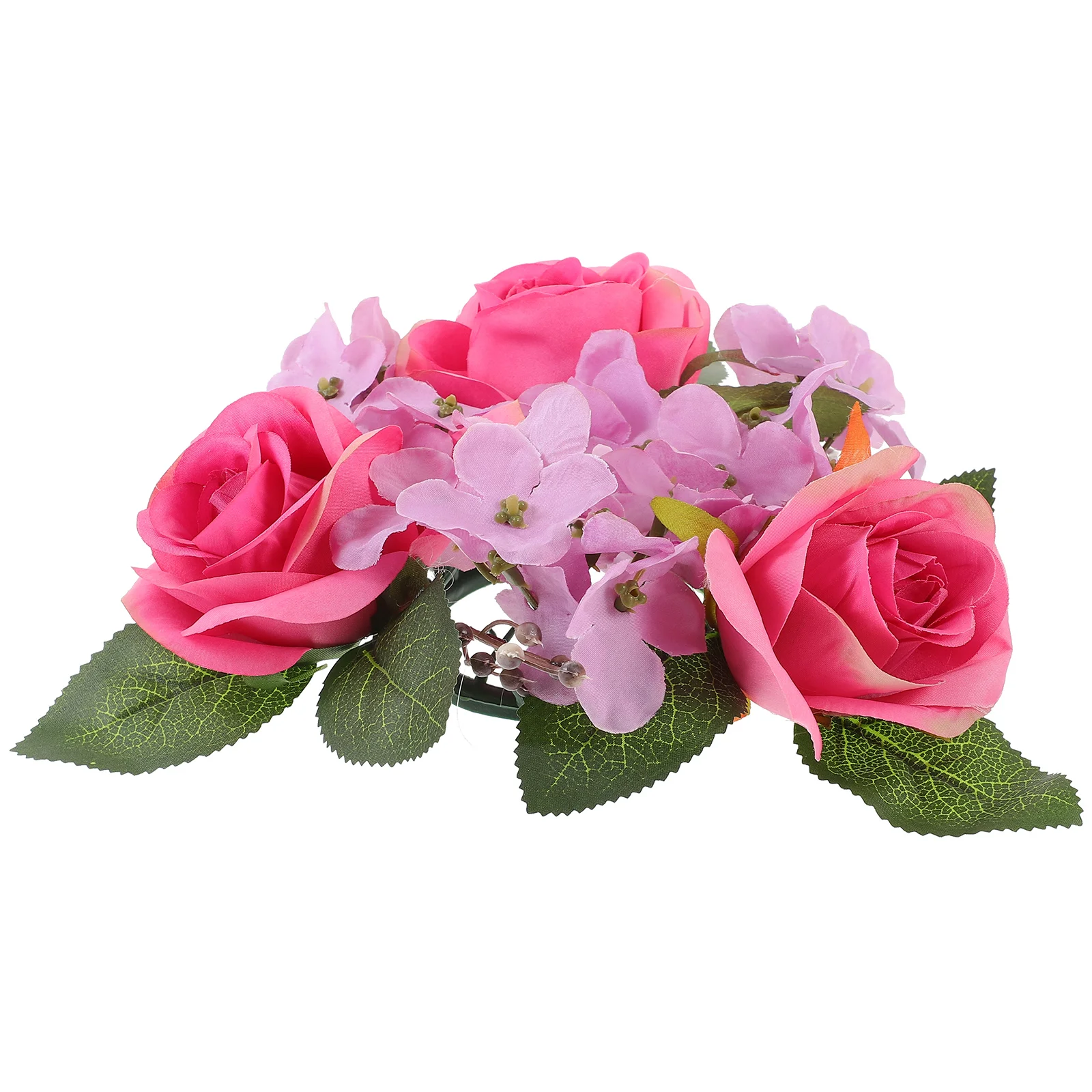 

Wedding Supplies Rings Decor Autumn Table Centerpiece Plastic Wreaths Dining