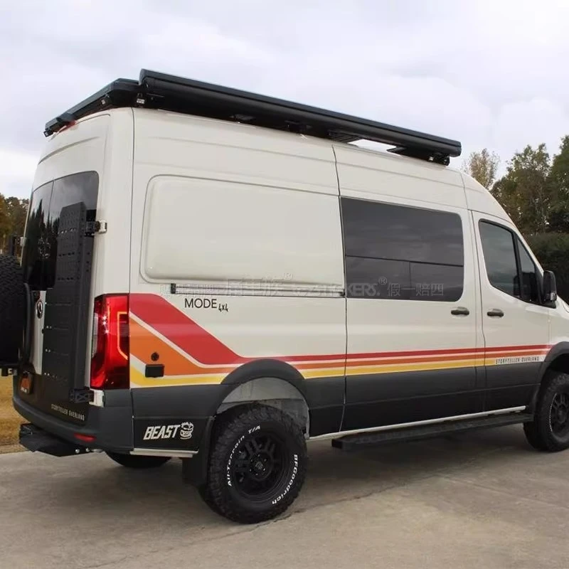 Фото Наклейки на автомобиль для Mercedes-Benz Sprinter Van RV, декоративные наклейки на кузов, модные спортивные виниловые наклейки на заказ №3