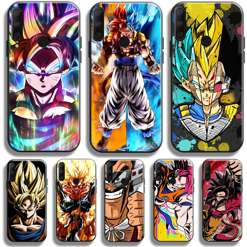 

Japan Anime Dragon Ball Goku Phone Case For Huawei Honor 9X 8X 7X Pro For Honor 10X Lite Case Funda Liquid Silicon