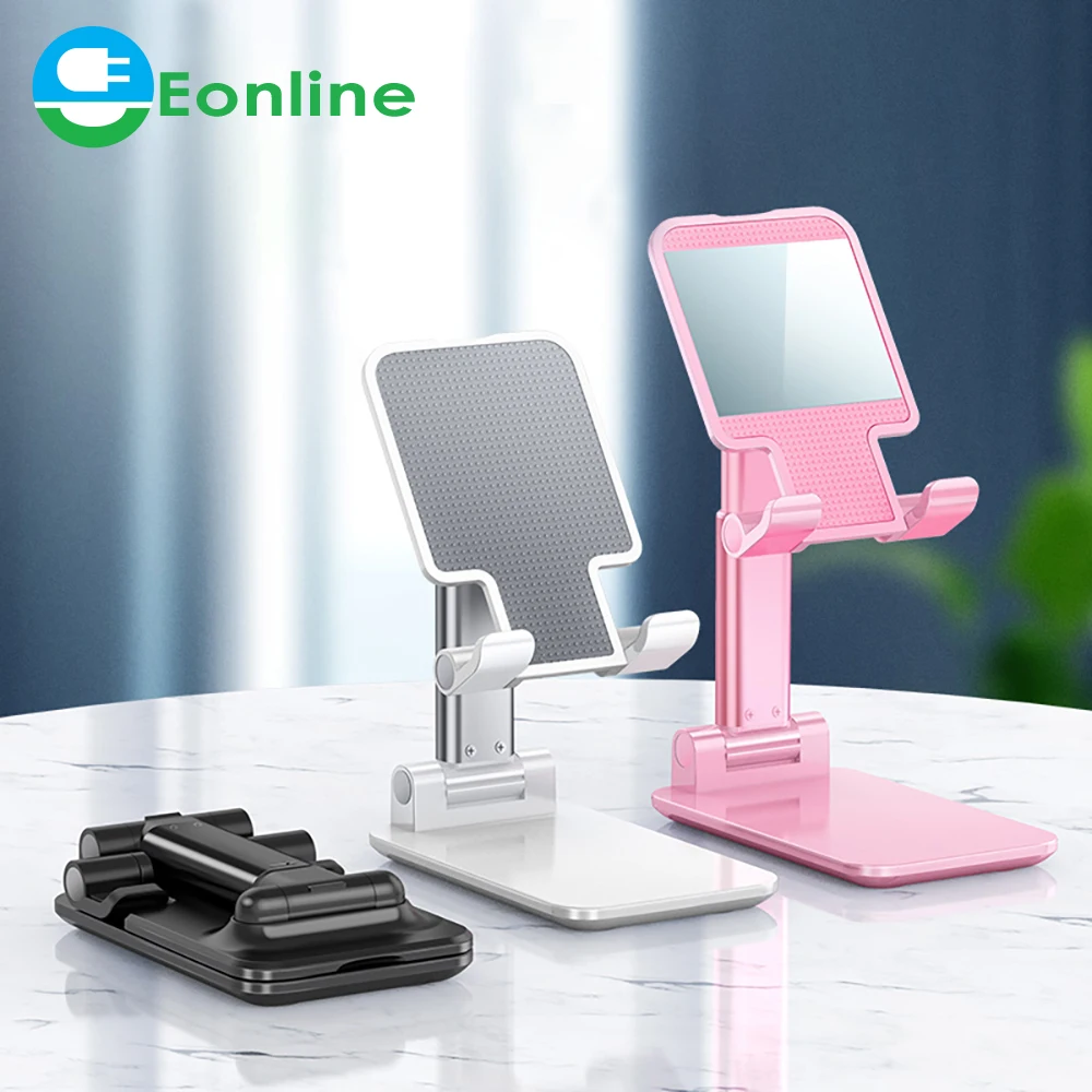 EONLINE Adjustable Desktop Tablet Holder Table Cell Foldable Extend Support Desk Mobile Phone Holder Stand For Phone Pad xiaomi