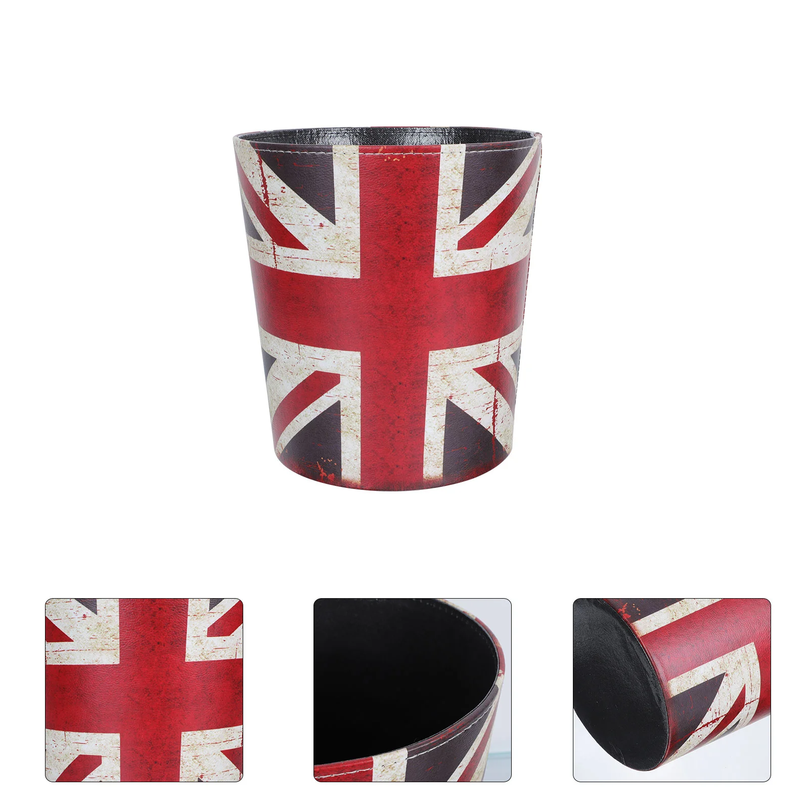 

Trash Bin Wastekitchen Can Container Garbage Basket Bathroom Retro Cans Wastebasket Bedroom Dustbin Office Desktop Paper Vintage