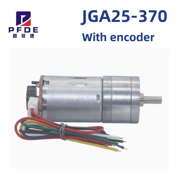 Двигатель постоянного тока JGA25-370 6В 12В 24В