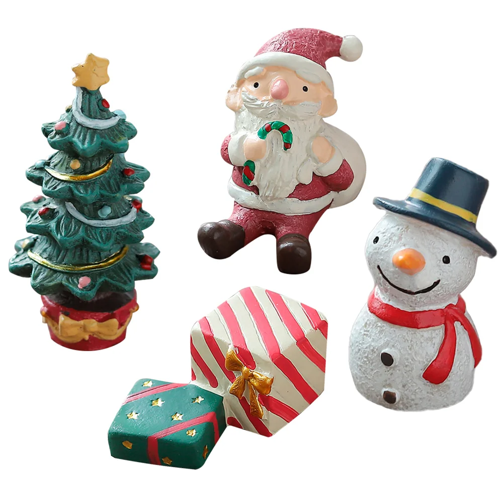 

4 шт., декоративные настольные мини-украшения